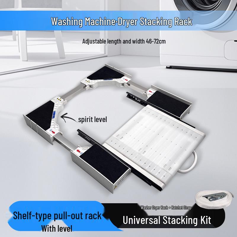 Регульована полиця-стелаж з нержавіючої сталі для сушильних машин - Економія місця