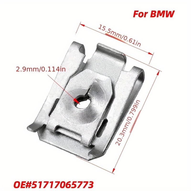 20PCS Car Chassis Mudguard Guard Plate Screw Nut Base Snaps Clips For BMW 5 Series 2 Series 3 Series X1 X2 X3 X4 X5 X6