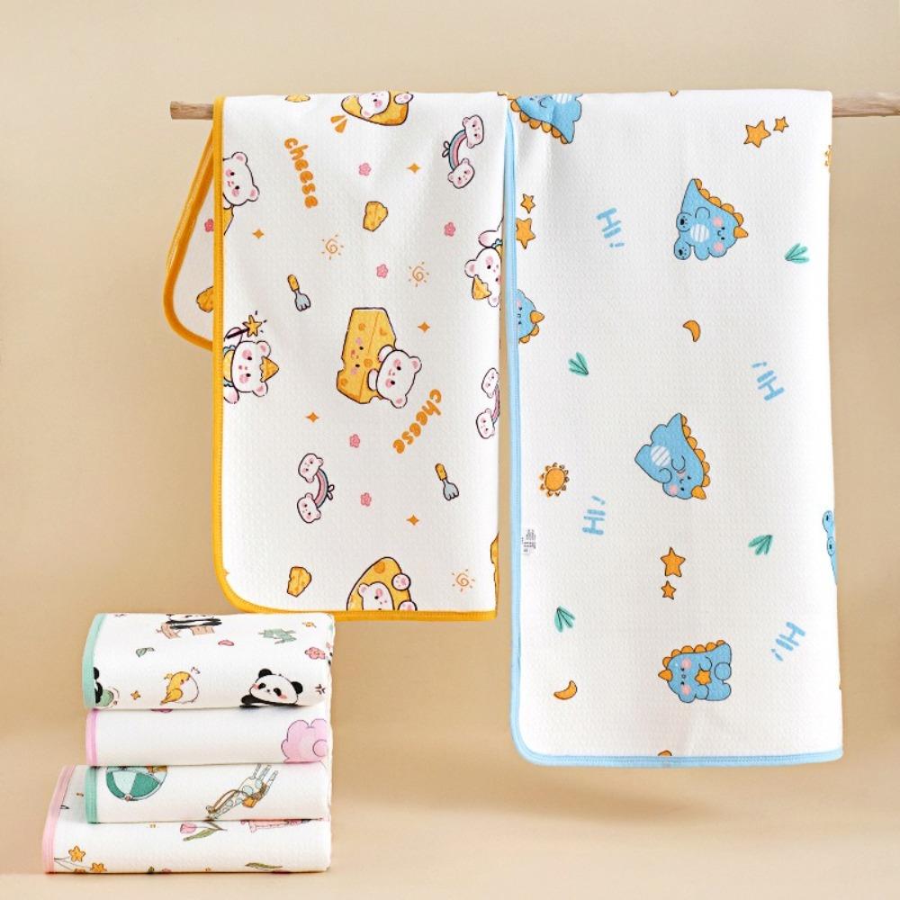 Waterproof Baby Urine Mat Cute Cartoon Bed Protector Diaper Soft Bedding Urine Pads  Toddlers