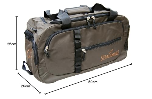 SPALDING Golf Boston Bag, Dark Brown, SPBB-3470
