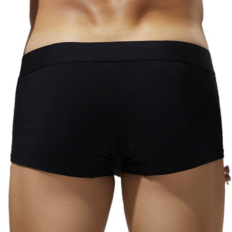 SEOBEAN 2024 Herren Low-Waist Drachen Boxer Briefs in Rot
