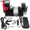 20000rpm12V DC 2A 24W Mini Wood Lathe Multi-purpose Metal Rotating Lathe Machine Woodworking Tool DIY Tool