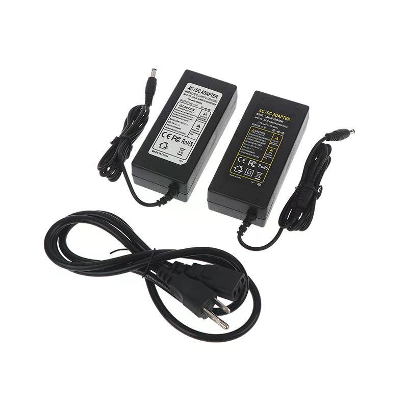EU US Plug DC12V LED Power Supply 1A 2A 3A 4A 5A 6A 7A 8A Switch Transformer For WS2811 WS2815 LED Strip Light Adapter
