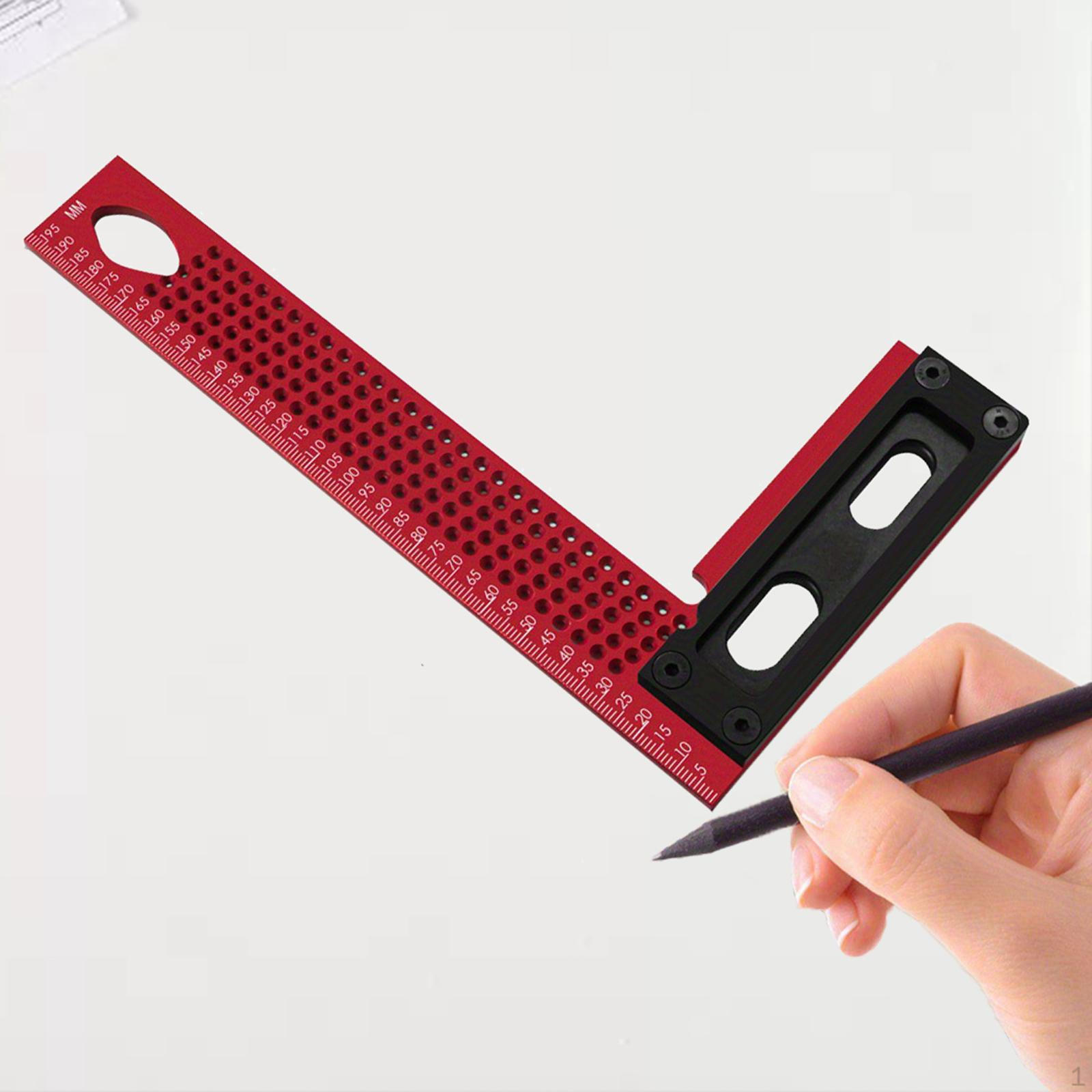 

Отверстие линейка разметка деревообработка плотник чертилка инструмент, износ 108x200mm