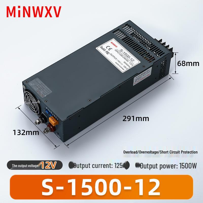 Adjustable 1000W/1200W High-Power AC 220V to 24V DC Switching Power Supply