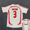 AC Milan Retro Away Jersey #22 Kaka, Champions League, Pirlo, Short Sleeve Football Kit (0607)