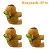 1-20PCS Rytanda Capybara Clap Circle Toys Slap Snap Wrap Wristband Bracelet Capybara Plush Hand Ring Fun Pop Circles Kids  Gift
