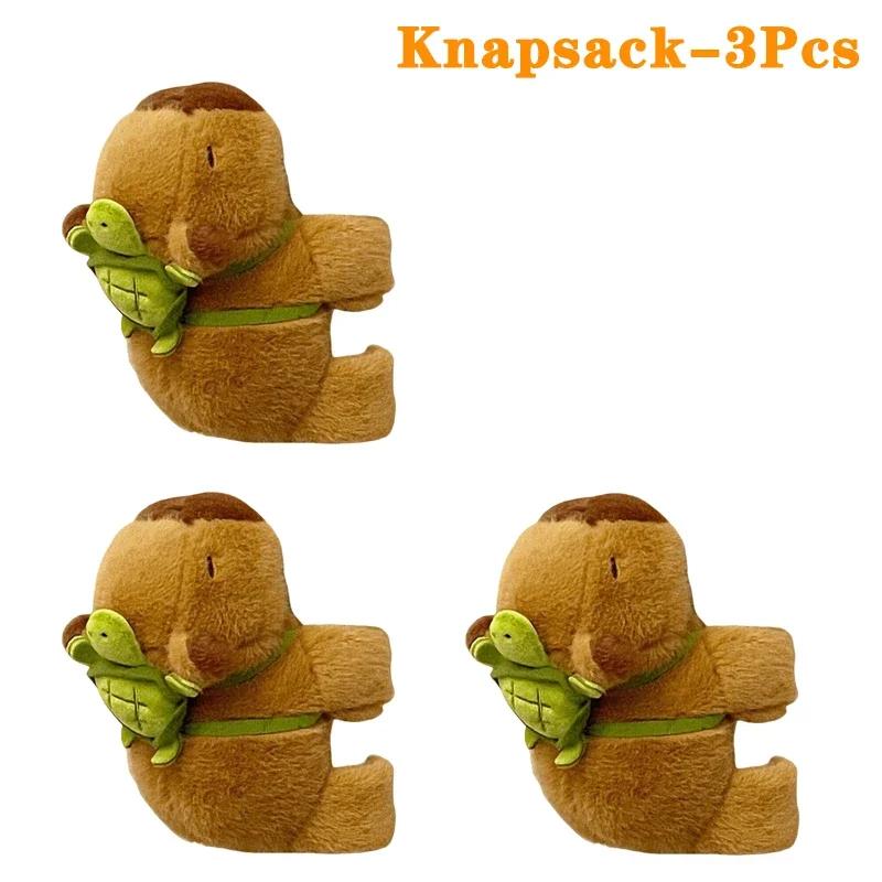 1-20PCS Rytanda Capybara Clap Circle Toys Slap Snap Wrap Wristband Bracelet Capybara Plush Hand Ring Fun Pop Circles Kids  Gift