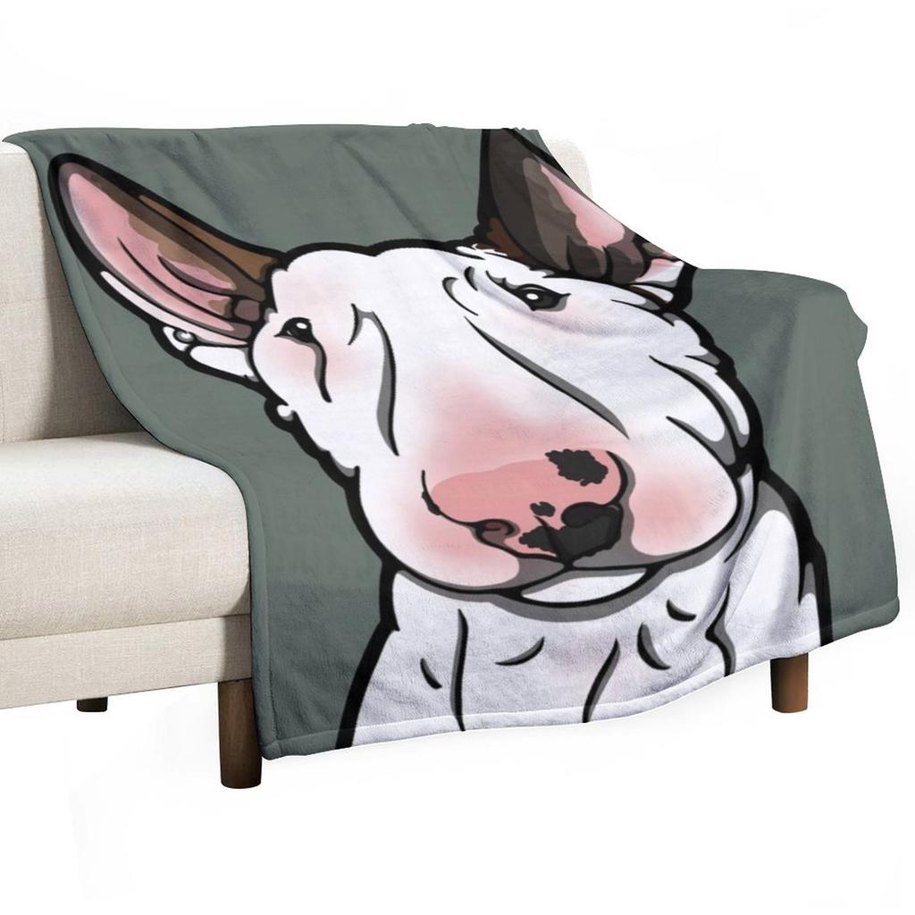 Manta de Lançar Bull Terrier Inglês Snoop-y Flanela Para Bebê anime Mantas de Flanela