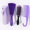 4-piece Hairdressing Set,including Spray Bottle and Hair Brush Combs,scalp Massage Brushes,hair combs,Special for Real Hair Wigs