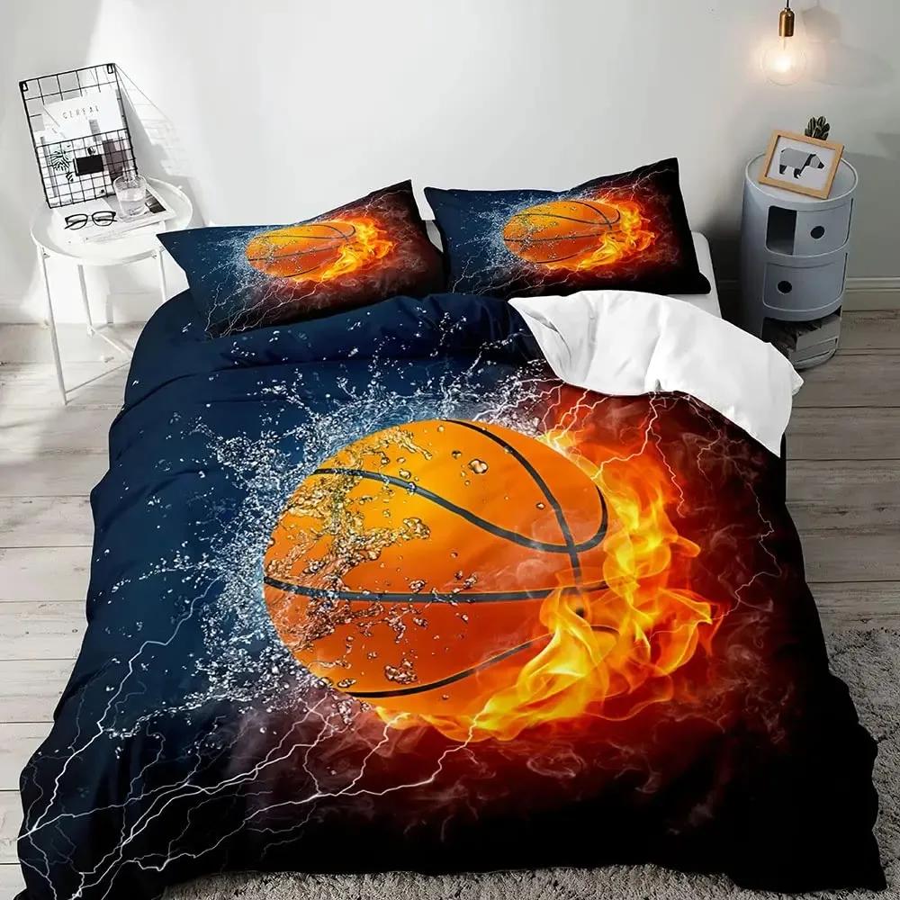 American Football Duvet Cover Set,Sports Bedding Set,Navy Blue Comforter Cover Set,Inspirational Gifts for Men Boyfriend Husband