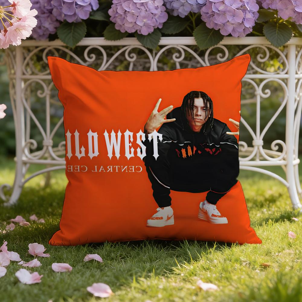 RAP C-Central Cee Cushion Cover Home & Car Dual-Scene Pillow Cover: Reversible for Premium Comfort