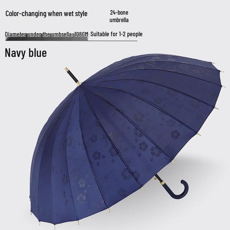 Nanqiao 24-Rib Water-Activated Flower Windproof Double Umbrella