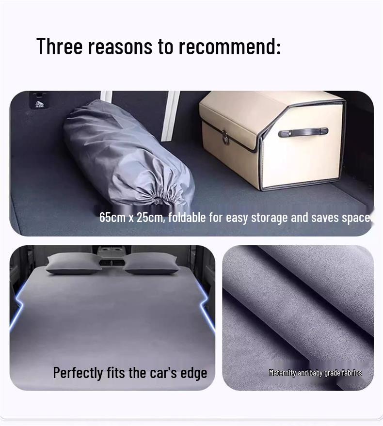Volkswagen Tayron Trunk Bed Mat: Sleeping Pad for 25 Models - Inflatable Rear Row Car Bed