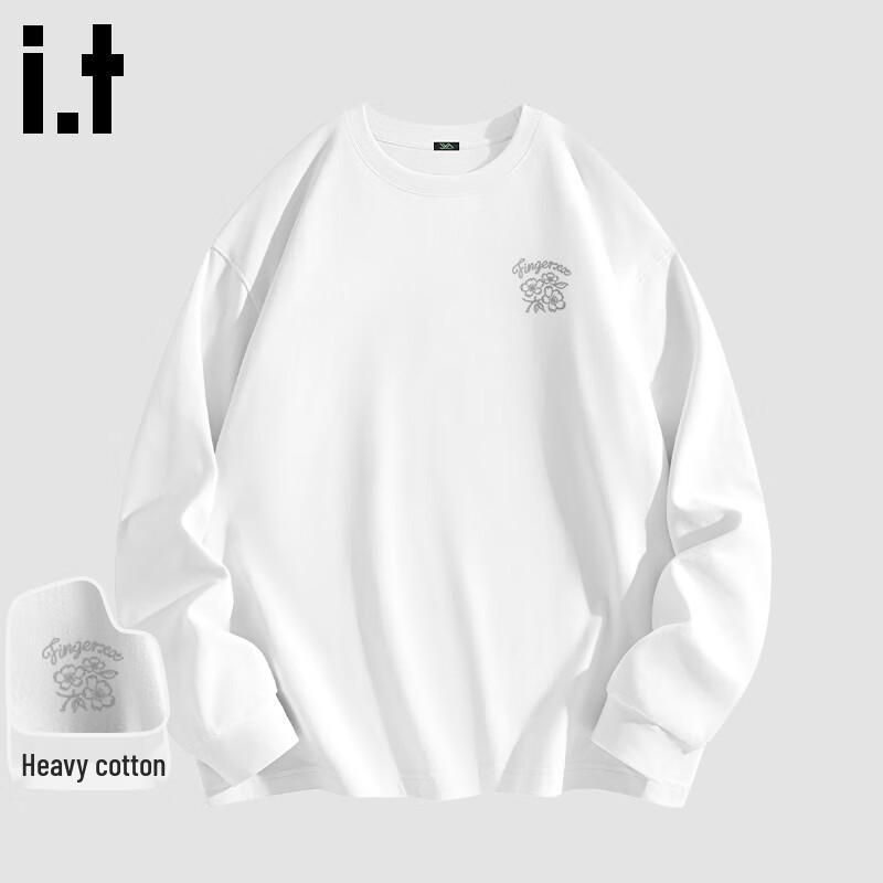 Fingercroxx Men s Heavyweight Pure Cotton Long Sleeve T-Shirt M