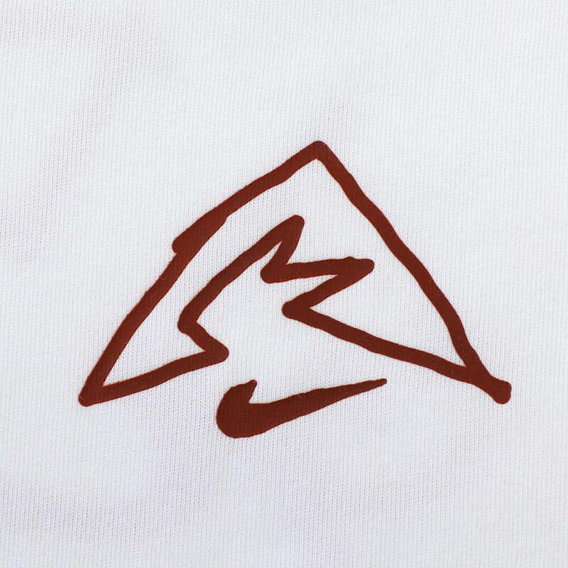 Nike DF Western States Logo Round Neck Sports Breathable Short Sleeve T-Shirt Men T-Shirts White HJ3663100