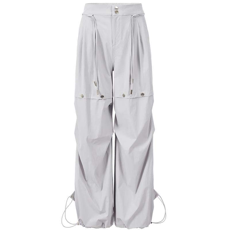 Women's American Style High-Waist Loose Cargo Pants
