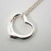 [Used] TIFFANY 925 Open Heart Pendant/Necklace/j10-3