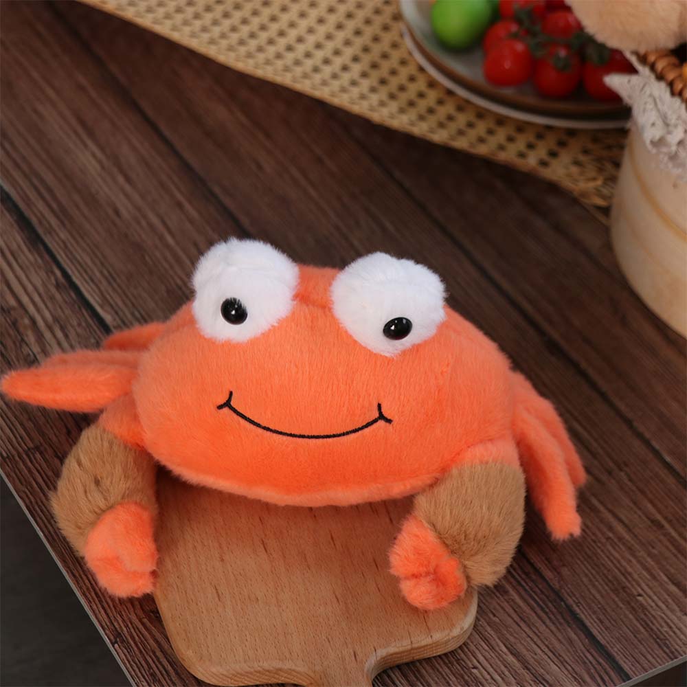 Simulation Crab Plush Toys Soft Sea Crab Plush Dolls Animal Crab Dolls Children's Christmas Gift
