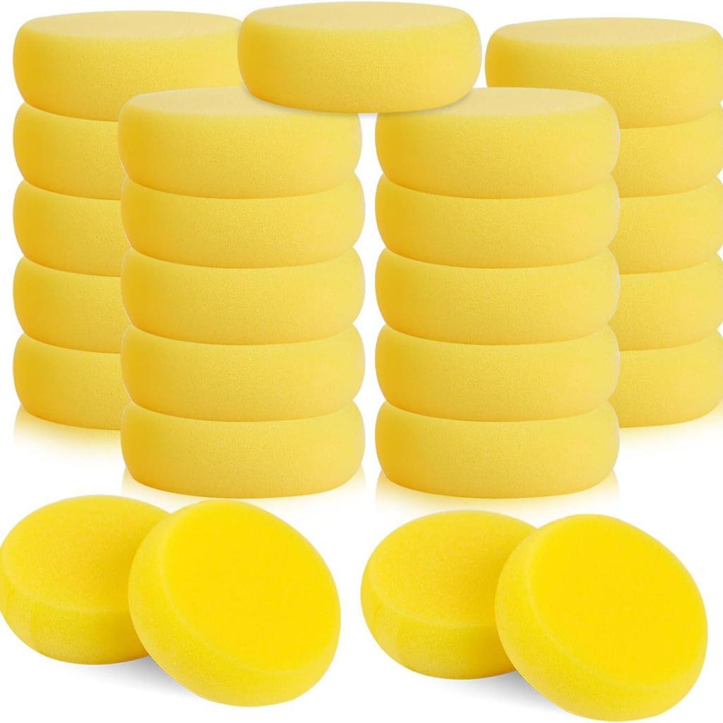 Super Absorbent Round Sponge Brush for DIY Gouache & Watercolor Art