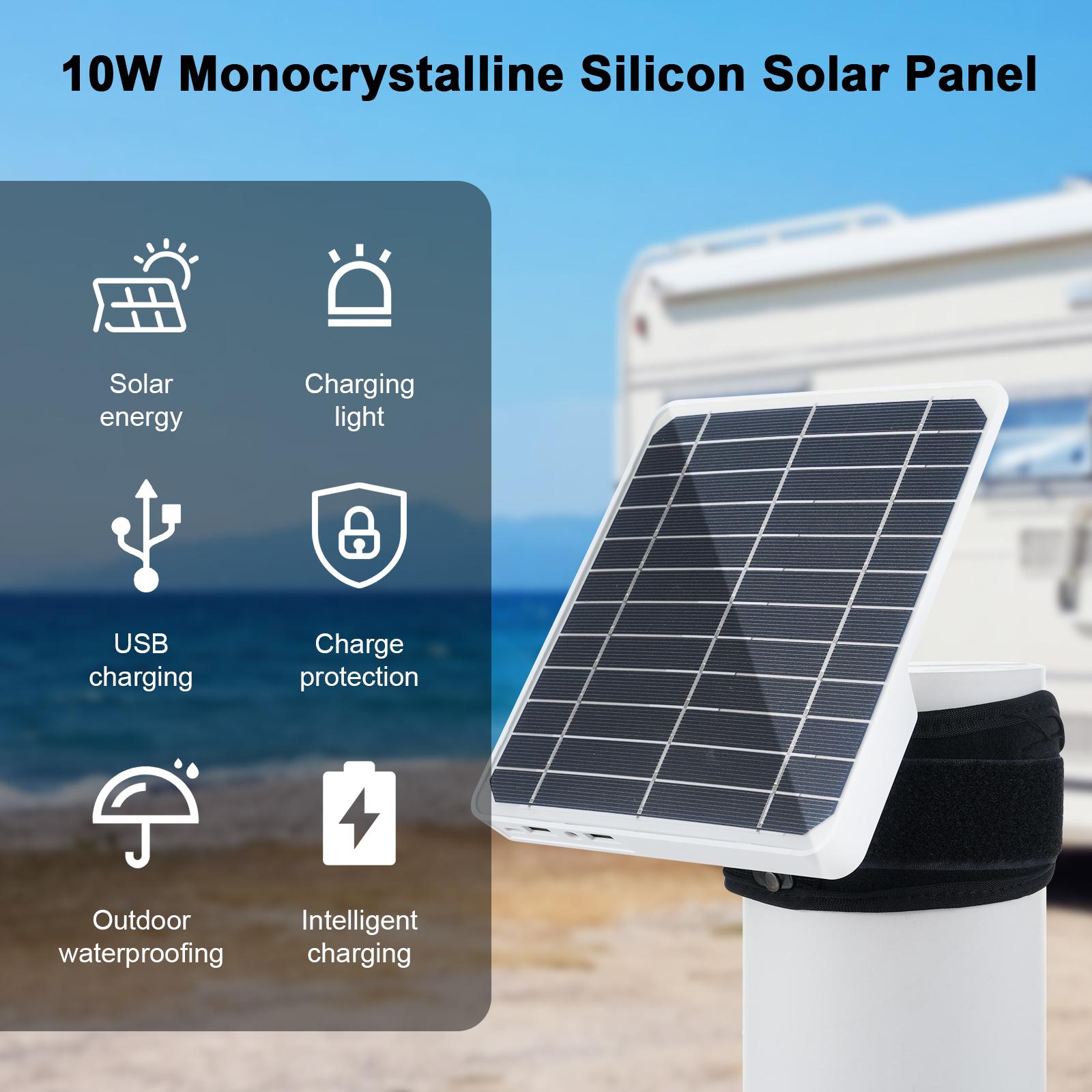 

Монокристаллическая солнечная панель IP65 10 Вт, водонепроницаемая, для хранения энергии на открытом воздухе, сотовый телефон