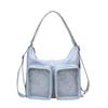 Women's Transparent Shoulder Doll Bag for Daily Commute - Small Crossbody Backpack