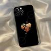 World Map Travel Phone Case for Iphone 15 14 13 12 11 Pro Max Xr X Xs Mini 8 Plus SE 2022 Black Soft Silicone Cover