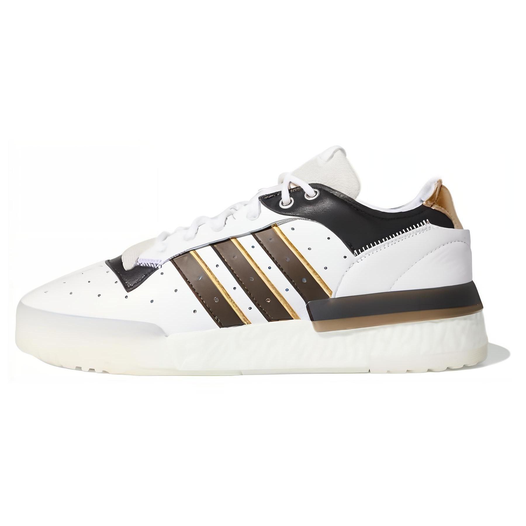 (WMNS) adidas Rivalry Rm Low  White Brown Black  Women s EF6443 EU 36⅔