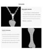 Wang Yibo Inspired S925 Silver Diamond Bone Necklace - Luxurious Unisex Pendant