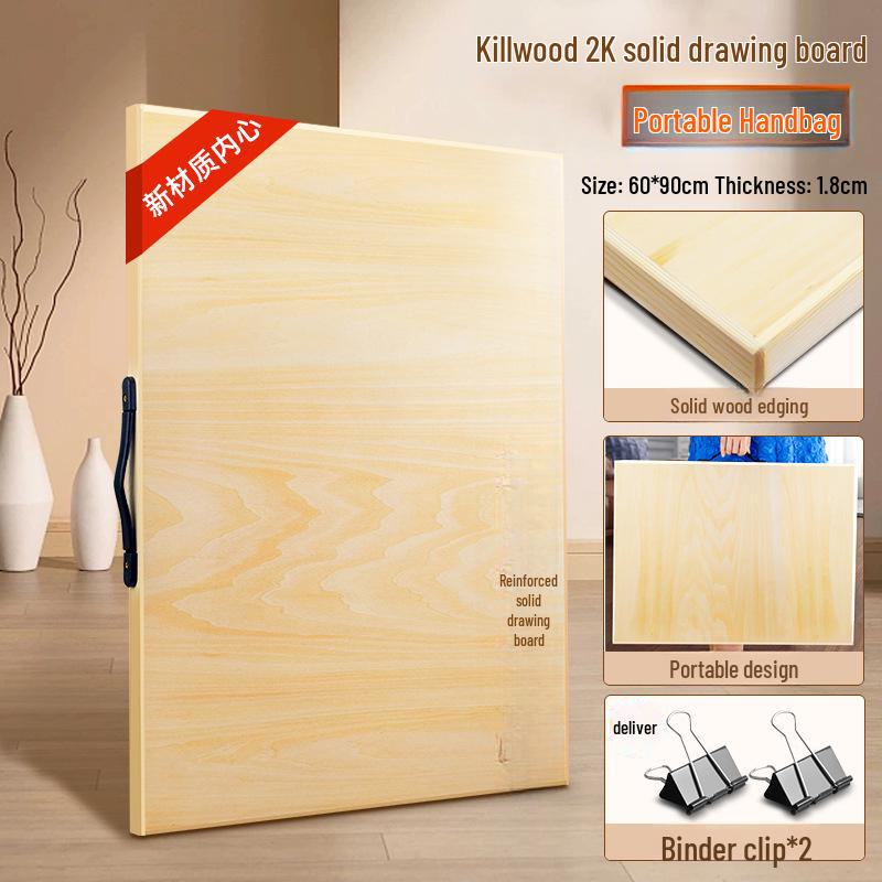 Portable 4K Ultra-Thin Basswood Drawing Board for Beginner Artists