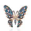 Luxury Zircon Enamel Butterfly Insect Animal Brooches Pins Crystal Pearl Brooch For Women Jewelry Clothing Badges Corsage Gift