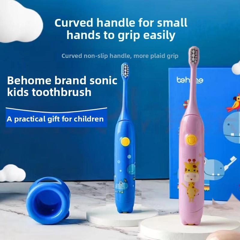 Spazzolino Elettrico Ricaricabile Impermeabile Setole Morbide Sonico Intelligente Levitazione Magnetica Pulizia Orale per Bambini 3-12 Anni