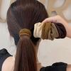 4 Pcs Solid Widen Thicken Hair Band Ropes Women Ponytail Holder Hair Tie Scrunchies Rubber Bands Korea Fashion Hair Accessories