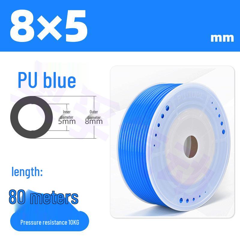 Transparent PU Air Hose for Compressors: Sizes 3-22mm