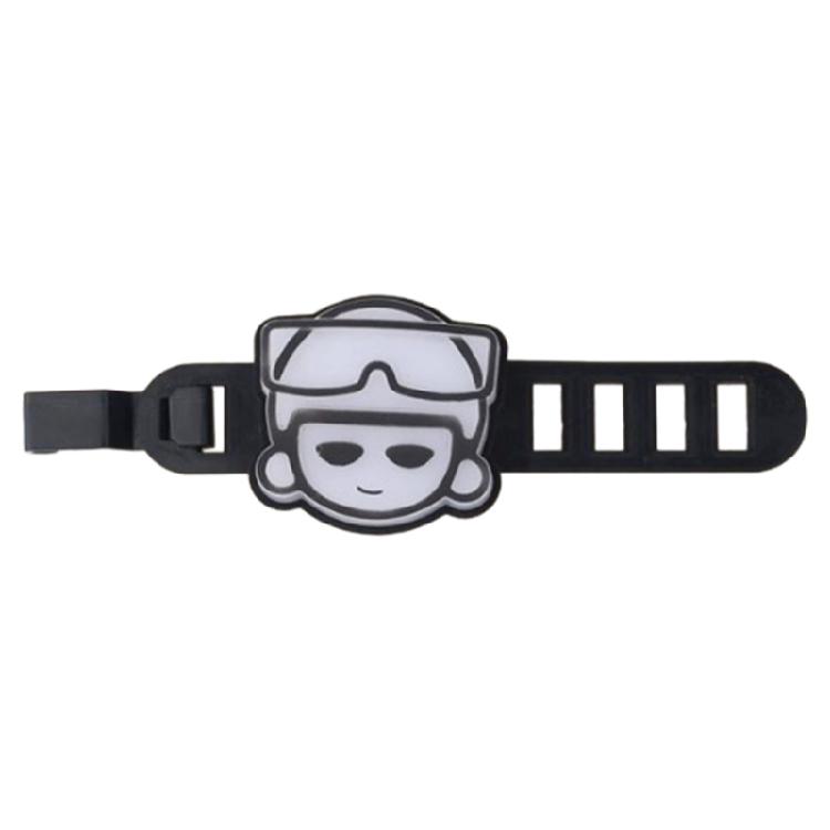 USB Rechargeable Bike Tail Light Cartoon Cycling Safety Warning Lamp Tail Light Bicycles Taillight Bike Accessories