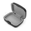 Portable Hearing Aid Hard Case Waterproof Hearing Aid Protective Storage Box Black for Outdoor Travel