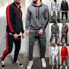 Tracksuit Mens Running Set Hoodie Coat Jacket Trousers Pants Jogging Sweat Suit