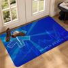 Ems Star Of Life Anime Bathroom Mat Anti-slip Absorb Water Long Strip Cushion Bedroon Mat Welcome Doormat