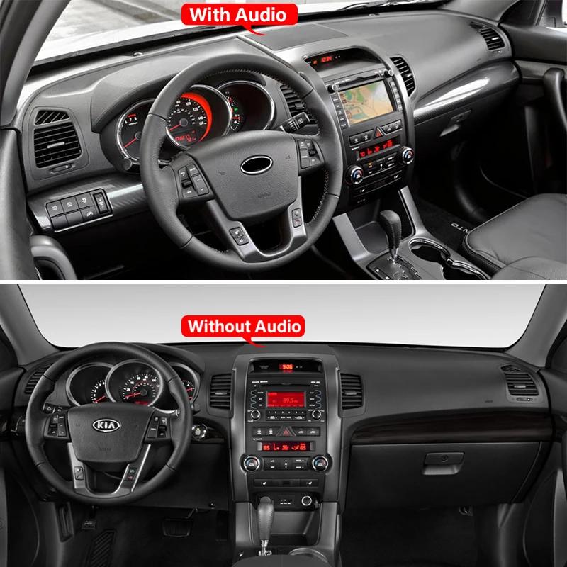 Pro Kia Sorento 2 XM 2009 2010 2011 2012 Kryt palubní desky auta Vyhněte se světelné podložce Sluneční clona Anti-UV koberce Protiskluzová anti-UV podložka