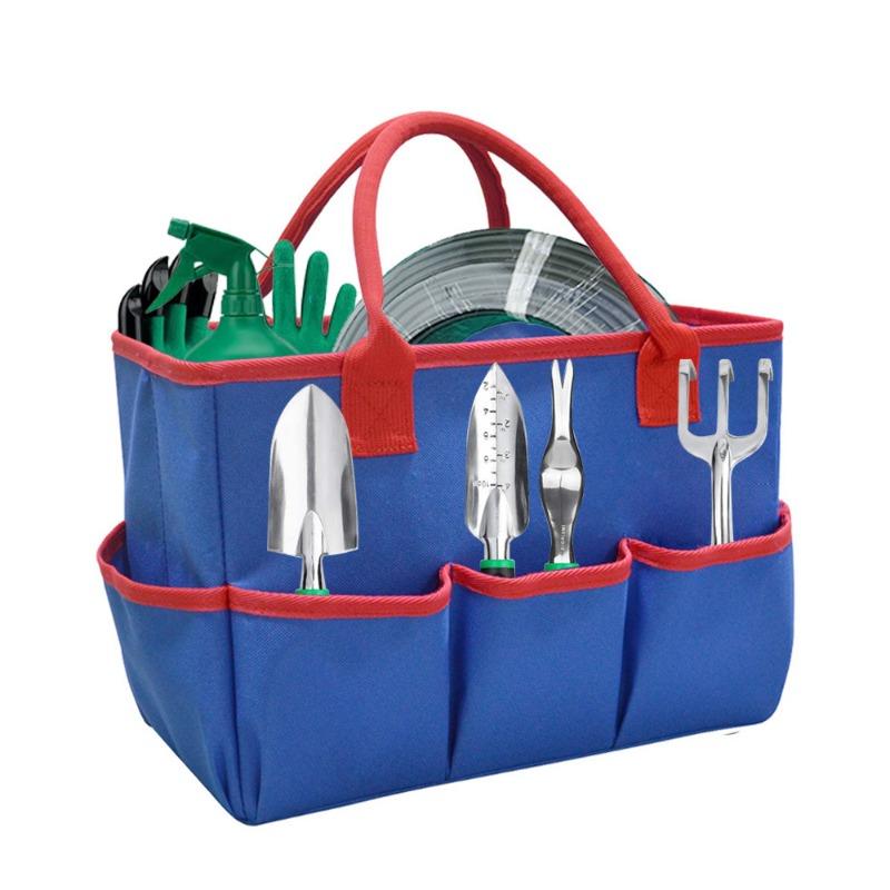 Home Repair Bag Portable Garden Plant Tote Multi Pocket Durable Teacher Organizer Tough Practical Essential