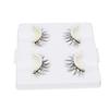 2 Pairs False Eyelashes Natural Dense Reusable Self Adhesive Faux Eyelashes 3D False Eyelashes for Home Beauty Salons