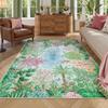 Winter Forest Carpet Pine Tree Pattern Soft Floor Mat for Living Room Bedroom Modern Home Decor Non-Slip Washable Area Rug