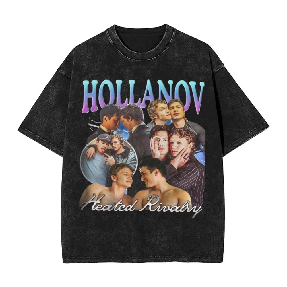 Ilya Rozanov Rivalità Accesa T-shirt Lavata Streetwear T-shirt Stampate Connor Storrie T-shirt per Uomo Donna Cotone Estate