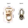 5Pcs/Lot Alloy Swivel Lobster Clasp Clips Key Hook Keychain Split Key Ring Findings Clasps for Keychains Jewelry Making Supplies