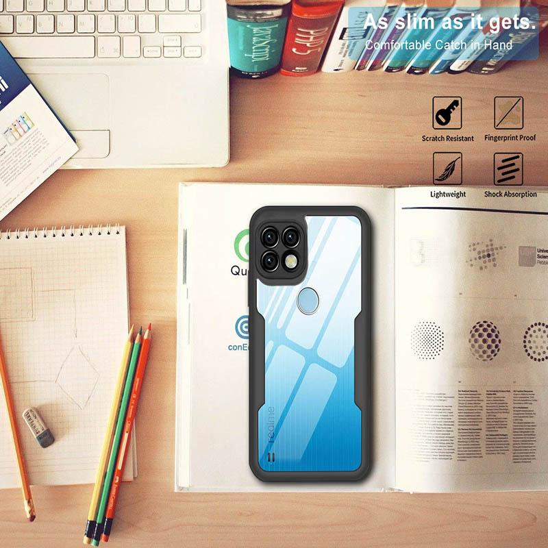 360 Full Cover Case For OPPO Realme C21 C21Y C25 C25S C25Y Shockproof Screen Protector Phone Case For Realme C30S C33 Bag Funda