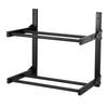 Wall Mount Printer Filament Storage Rack, 2-Tier Wall Bracket Storage Shelf, Rolling Filament Spool Holders Racks with Wheels, Filaments Organzied for
