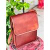 Goat Vintage Logical Leather Crossbody Messenger Genuine Real Bag