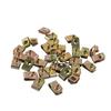 25pcs Metal U-Type Clips with Thread M8/M6/M5/M4 Reed Nuts for Car Motorcycle Scooter ATV U-Style Clip-On Fasteners Nut