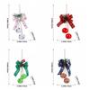 Retro Christmas Bells Pendant Pine Berries Christmas Tree Ornament  Wedding Party Supplies