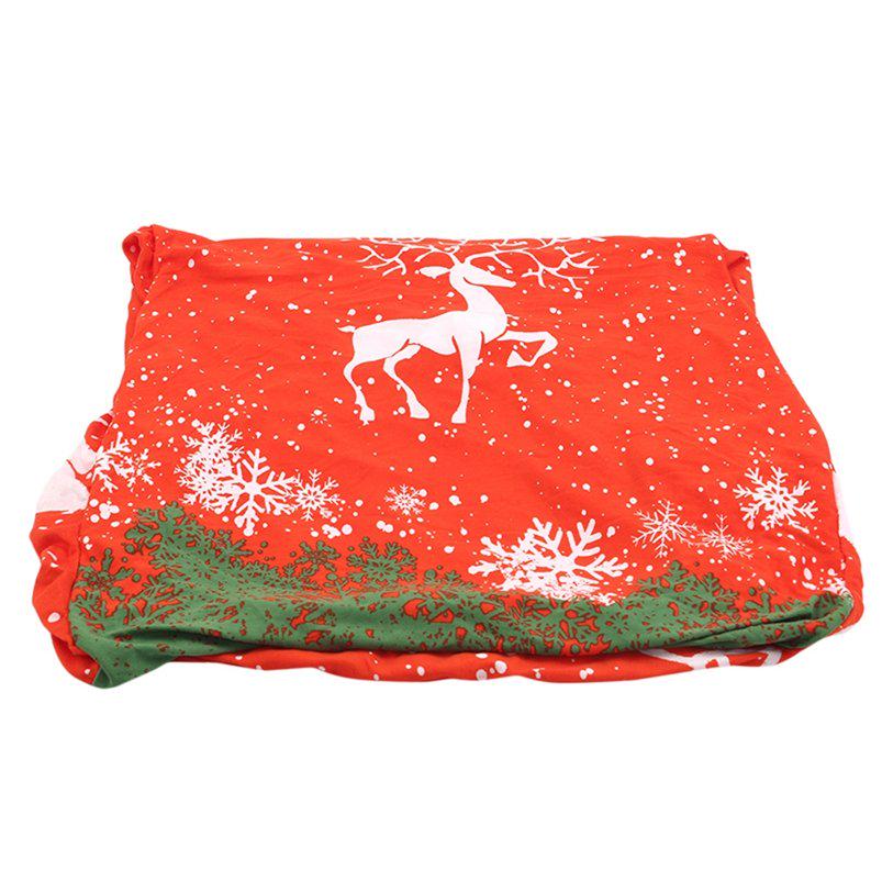 Holiday Chair Cover Christmas Decoration Dining Room Chair Protector Washable Home Decor